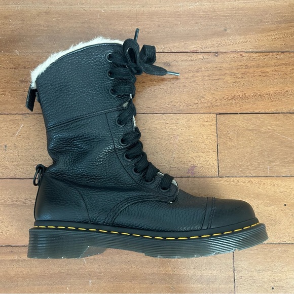 Dr. Martens Black Combat Boots - Picture 8 of 16